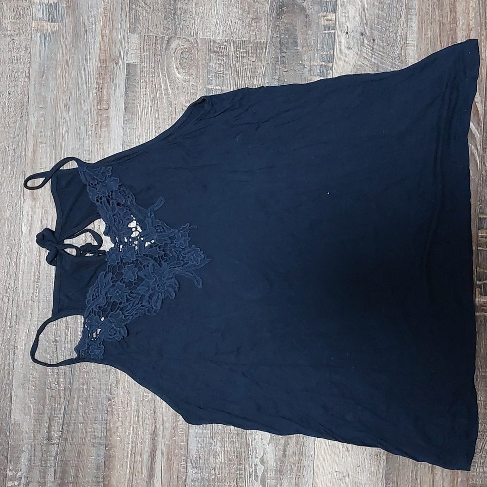 Ardene Blue Lace Tank Top